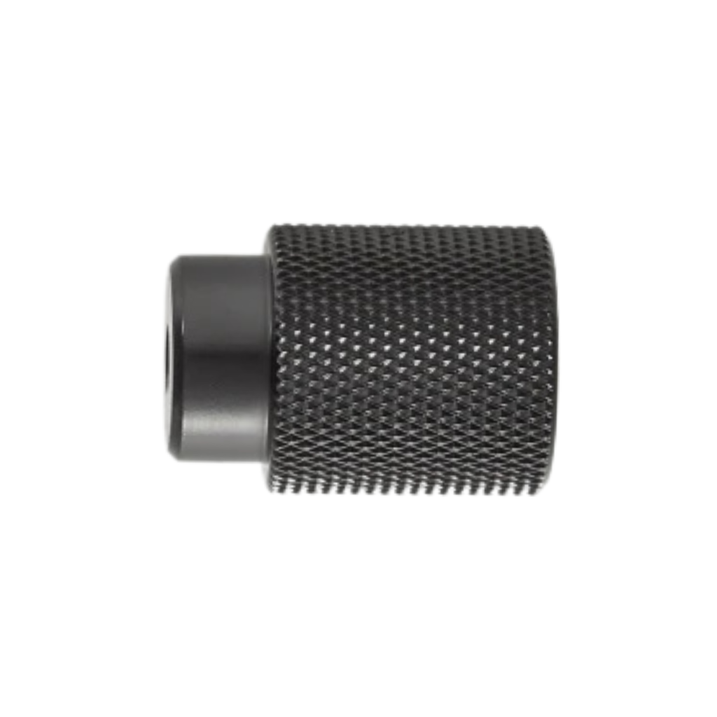 BARONY - Solid Brass Knurled Cabinet Knob - Blackened Brass