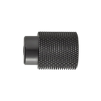 BARONY - Solid Brass Knurled Cabinet Knob - Blackened Brass