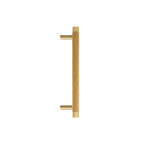 MONTAGUE - Solid Brass Knurled Bar Handle - Matte Brass