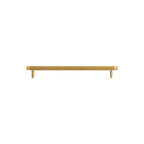 MONTAGUE - Solid Brass Knurled Bar Handle - Matte Brass
