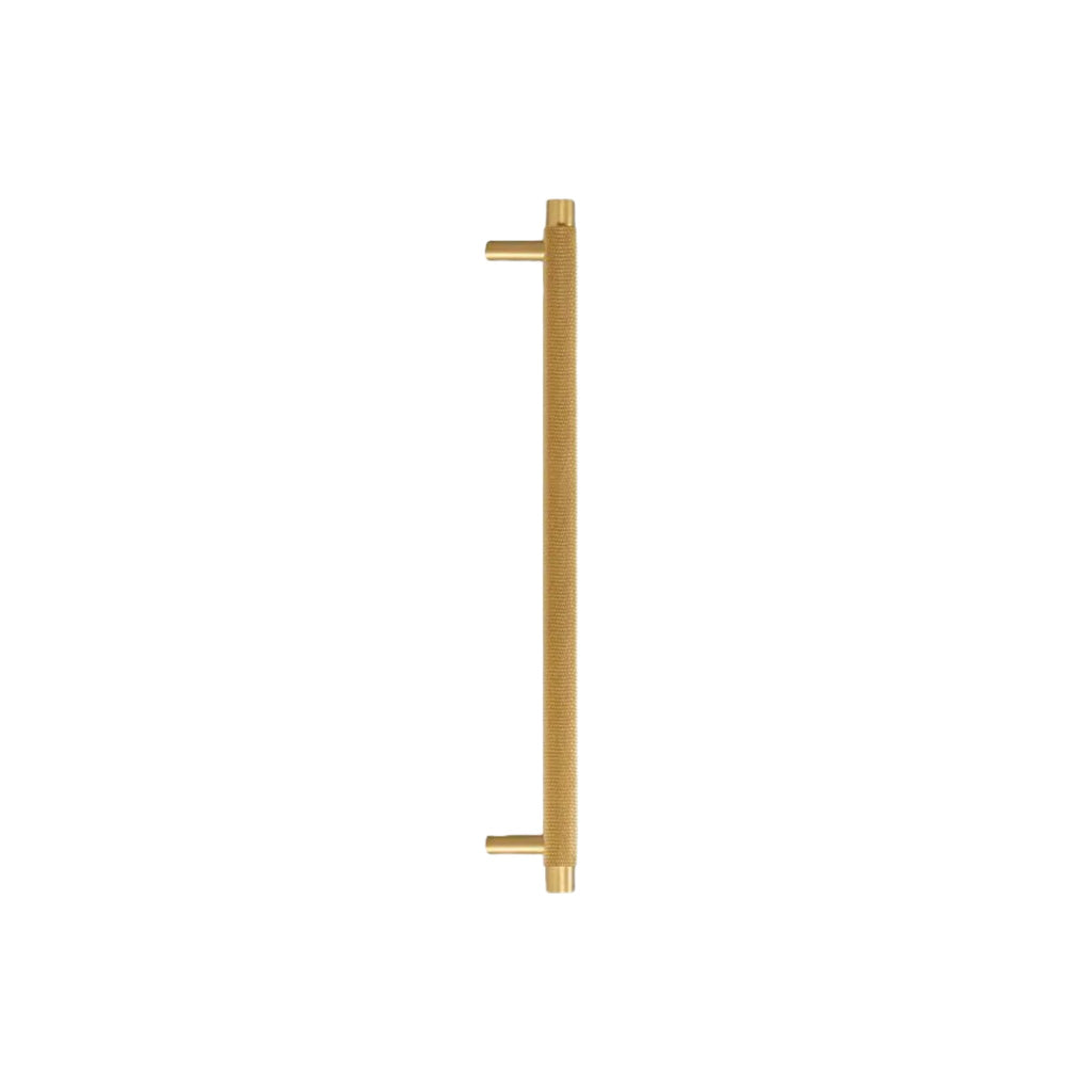 MONTAGUE - Solid Brass Knurled Bar Handle - Matte Brass
