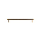 GIFFORD - Solid Brass Knurled Bar Handle - Antique Brass