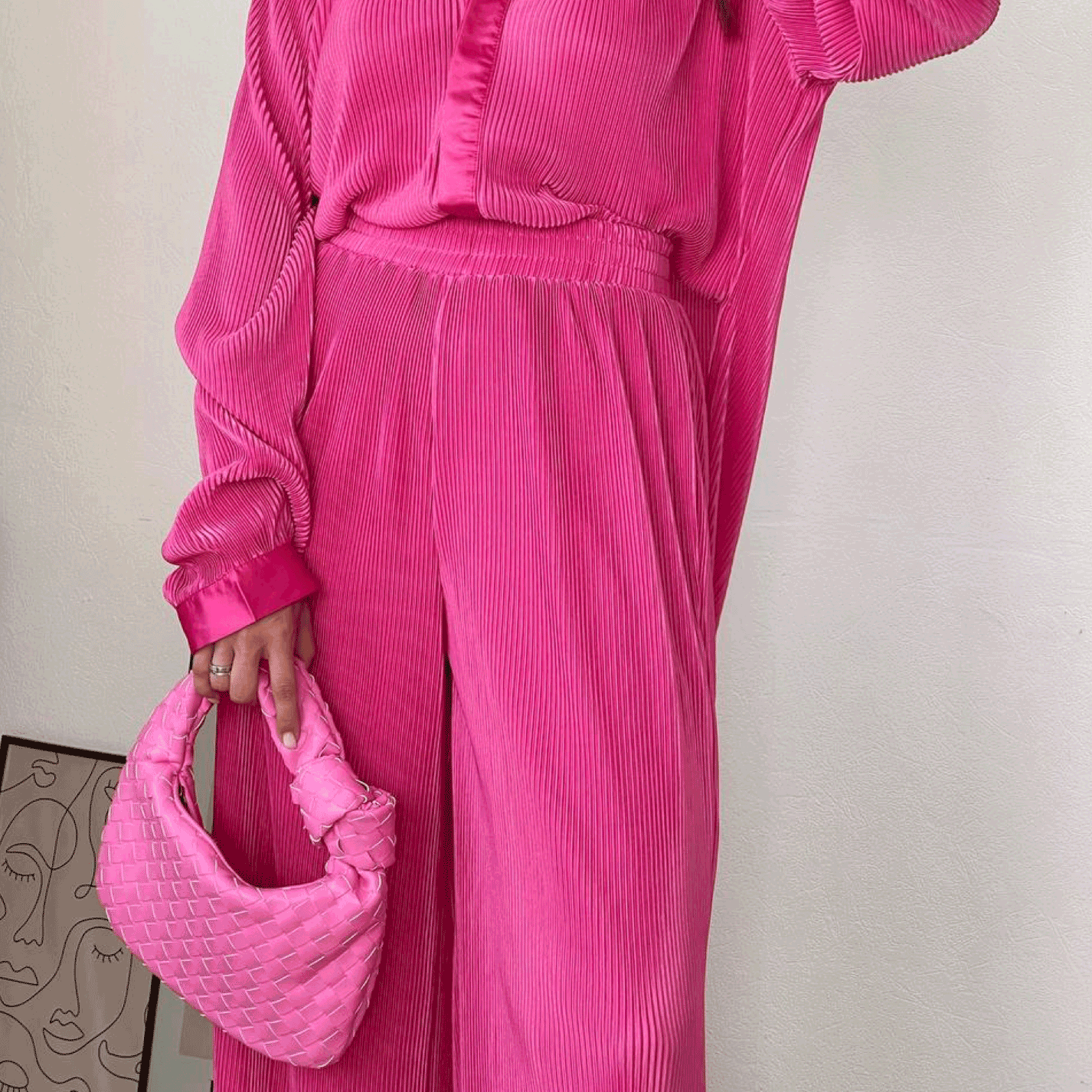 Woven Knot Bag Pink – J. Spencer